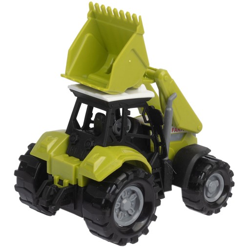 Traktor Traktor Poľnohospodárske vozidlo so zvukovým svetlom vedra