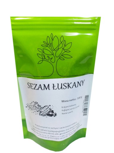 BIELY SEZAM 100g lúpaný orient ECOBI najlepší!