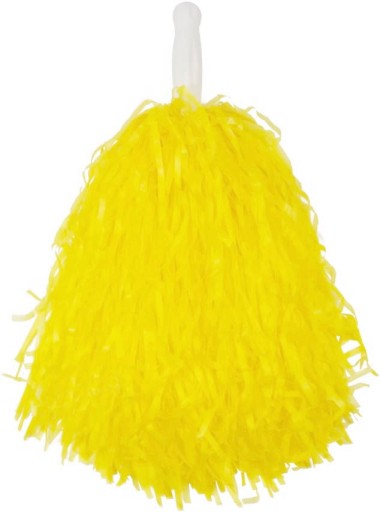 Pom pom CHEERLEADER pompony CHEERLEADER outfit ŽLTÉ