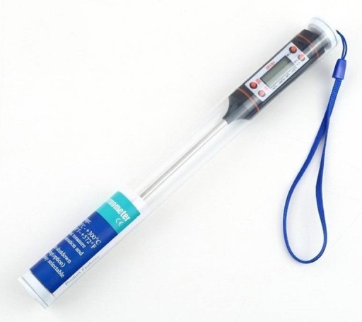 ELEKTRONICKÝ TEPLOMER POTRAVÍN DLHÁ SONDA