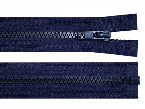 Členkový zips na mikinu 70cm / NAVY BLUE