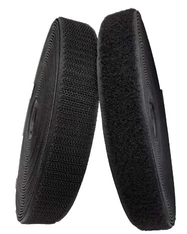 VELCRO VELCRO VELCRO PÁSKA OBOJSTRANNÁ SILNÁ ČIERNA - 25mm