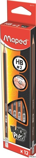 Ceruzka s gumou Blackpeps HB Maped 851721