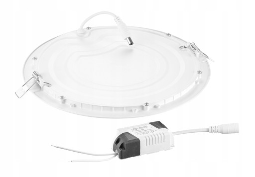 Kruhový LED panel pod omietku Gerd 12W 4000K
