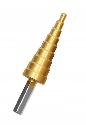 KROKOVÉ KUŽEĽOVÉ VRTÁKY PRE KOV DREVO PLASTOVÉ PLÁCHY SÚPRAVA 4-32 MM