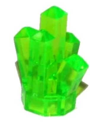 LEGO 52 30385 29377 28623 CRYSTAL trans green me. NOVÉ == (1g)