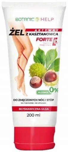 GAŠTANOVÝ GÉL FORTE na kŕčové žily BotanicHelp 200 ml