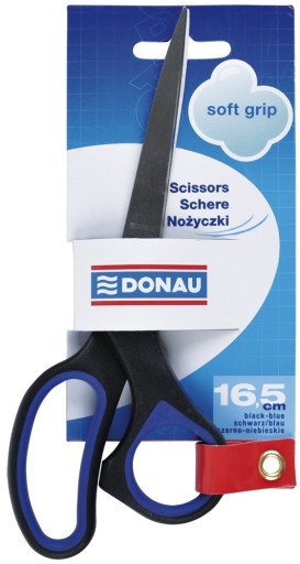 KANCELÁRSKE NOŽNICE SOFT GRIP 16,5 CM NOŽNICE