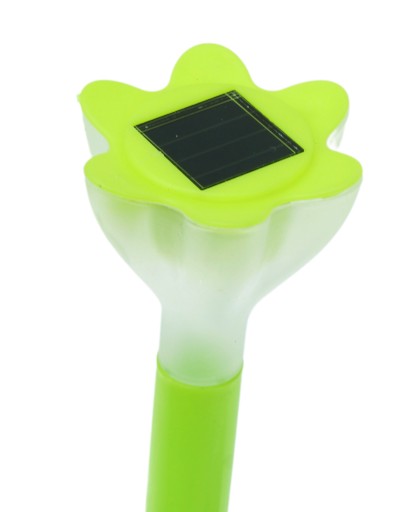Záhradná solárna lampa FLOWER kvetina 33cm FARBY