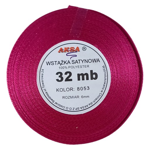 Saténová stuha 6mm Farba TMAVO ZELENÁ 8090