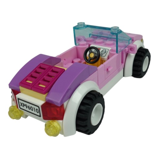 Klocky bloky, auto, kabriolet kabrio, 80 ks
