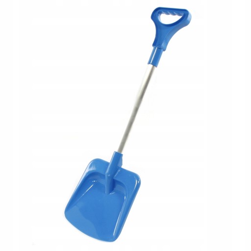 VEĽKÁ LOPATKA NA PIESOK, HLINÍKOVÁ RÚČKA, 63 CM, MIX FARIEB
