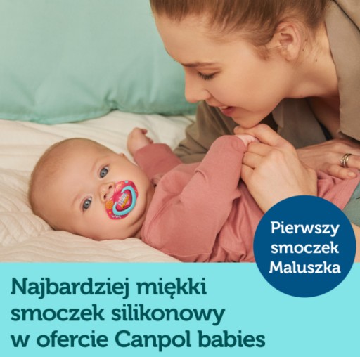 CANPOL ukľudňujúci cumlík 0-6m NEON LOVE 2 ks.