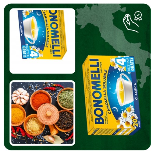 Bonomelli Camomilla Solubile Classica Taliansky instantný harmanček 20x100g
