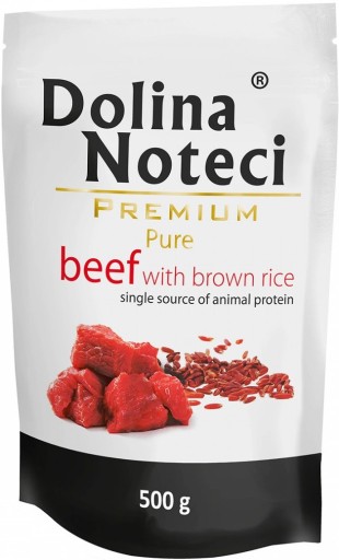 DOLINA NOTECI PREMIUM PURE Hovädzie s ryžou 500g