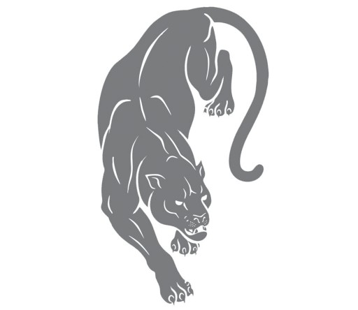 Nálepka Nálepka Cat Puma Silver Auto UV