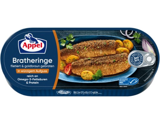 FILETKY SLEDE PEČENÉ V OCTE 325g APPEL