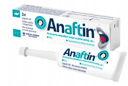 ANAFTIN GEL gél na afty a afty 8 ml