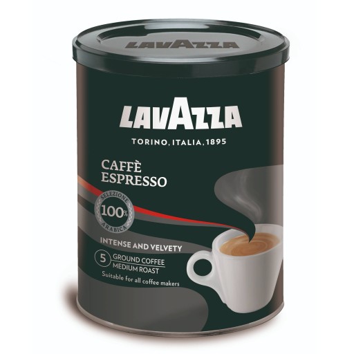 Lavazza Espresso mletá káva 250g - plechovka