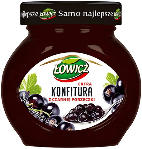ŁOWICZ Džem z čiernych ríbezlí 240g