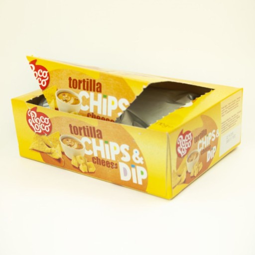 NACHO BOX Slaná nachos & syrová omáčka 170 g