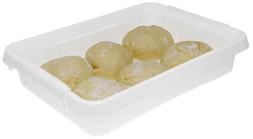 NÁDOBA S VEČKOM NA DRÁHANIE PIZZOVÉHO CESTA NA PIZZU
