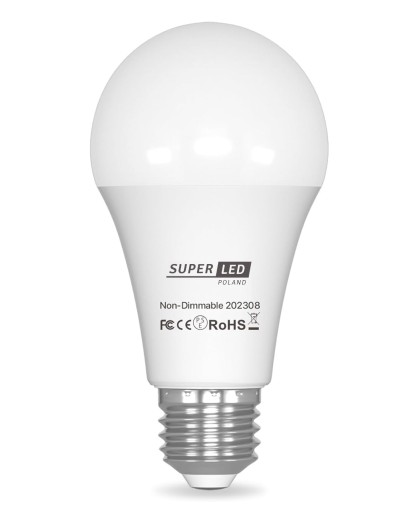 E27 LED žiarovka 20W = 220W 2200lm CCD Viac lumenov SuperLED studená biela