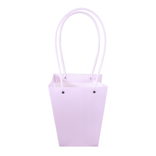 Ozdobná kvetinová darčeková taška 42 cm, svetlofialová, na svadobný dar