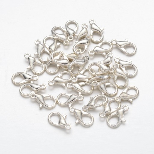 Homárska spona Kovová 12x6mm 50 ks