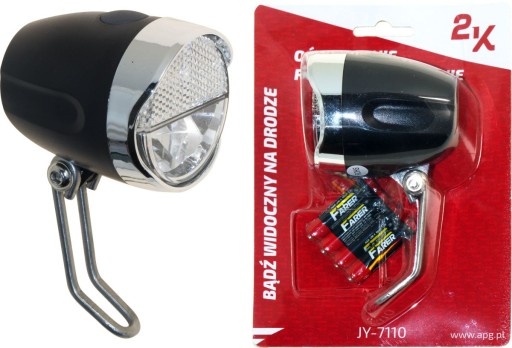 Vidlicová montážna lampa s reflektorom 1W 4xAAA