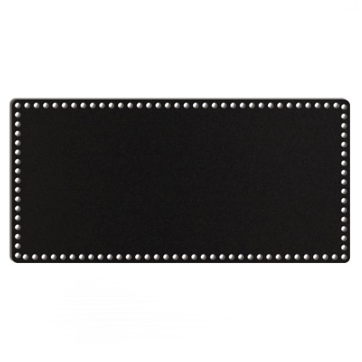 čierny základný košík dno 28x58cm HDF obdĺžnik