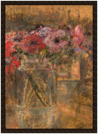 Náplasť s kvetmi - Anemones Olga Boznańska