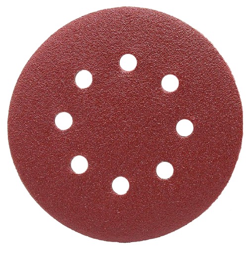KOTÚČE BRÚSNEHO PAPIERA S OTVORMI NA VELCRO 125 P40 20 ks