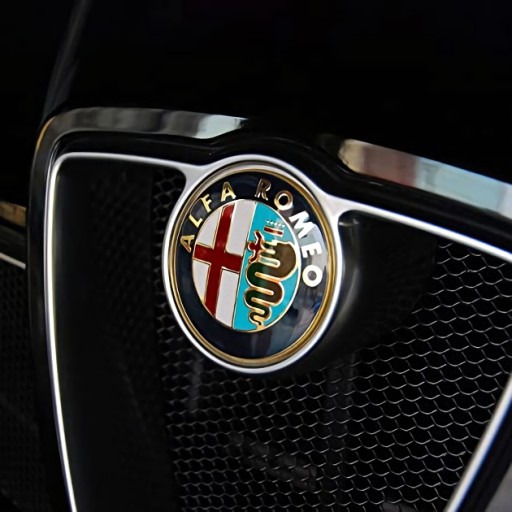 ODZNAK ZADNÝ ZNAK ALFA ROMEO 147 159 166 74mm