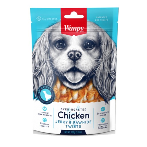 WANPY CHICKEN Kurča zabalené v koži 100g