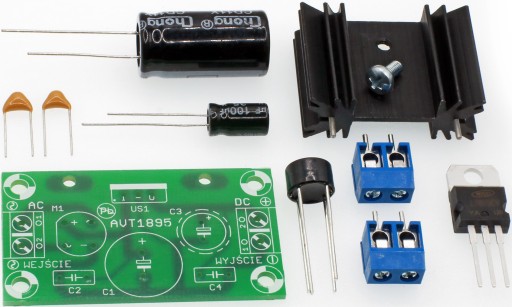 Univerzálny 5V napájací modul, DIY, AVT1895/5 B