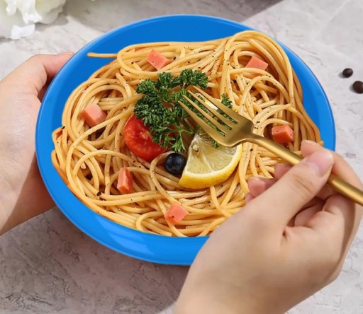 KRÚHA PLASTOVÁ MISKA DO MIKROVLNKY 1,1 LITROVÁ 20CM MKM2 FIALOVÁ