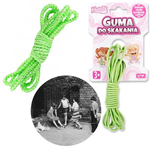 SKÁKANIE GUMY GLITTER STRETCH HRA ZÁBAVNÉ