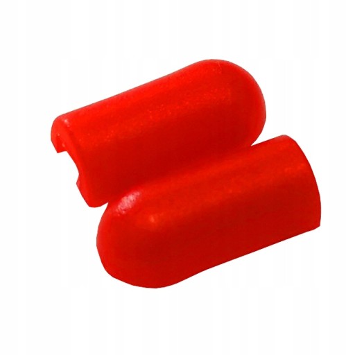 2x Koncovka NEON FLEX 8x16mm ČERVENÁ