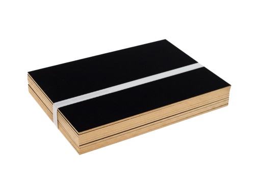 10x HDF Black - 3mm - A5 210x148mm - rezanie laserom