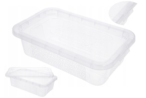 Plastová nádoba s vekom, plastový box 4.5