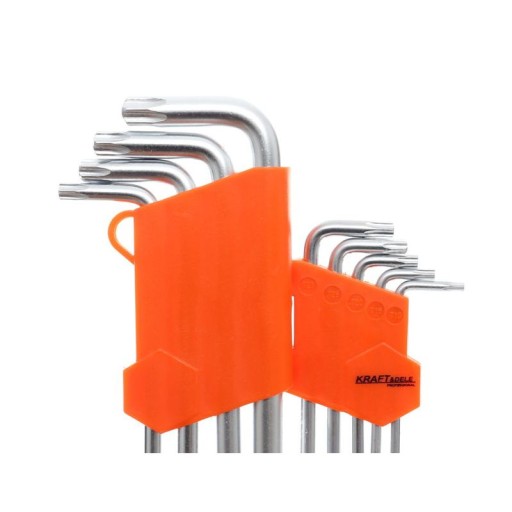 TORX SÚPRAVA SIMUSOVÝCH KĽÚČOV 9 KUSOV SÚPRAVA SÚMRAK T10-T50 KD10295