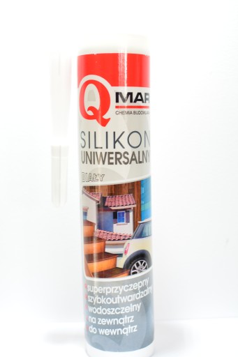 Qmar Univerzálny biely silikón 300ml