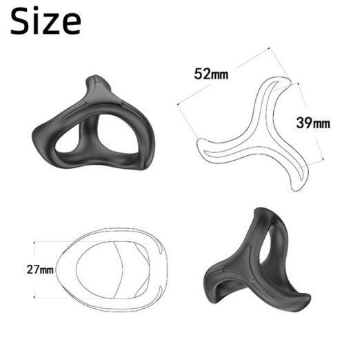 EREKČNÝ POSILŇUJÚCI Prsteň pre penis a semenníky