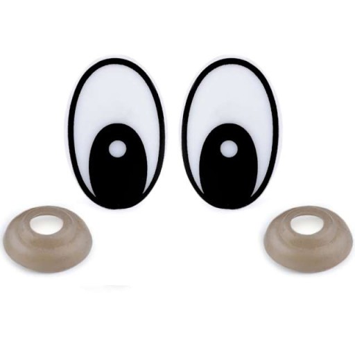 Bábika maskota EYES v bezpečí biela FAIRYTALE
