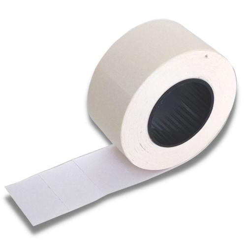 1-RADOVÁ ETIKOVACIA PÁSKA 22x12mm BIELA 800 ŠTÍTKOV NA ROLE