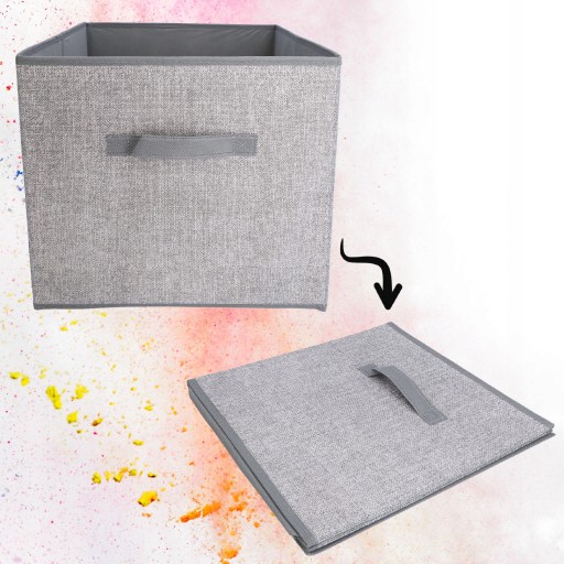 ORGANIZÁTOR ŠATNÍKA na textilné pomôcky, box 25x25x25 cm na hračky