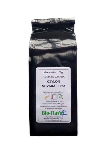 Cejlonský čierny čaj Nuwara Eliya 100g Flavon