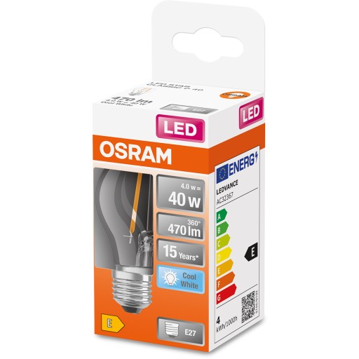 LED žiarovka SMALL BALL E27 4W = 40W 4000K OSRAM