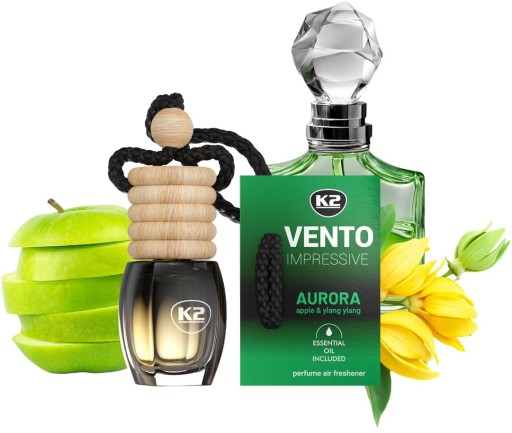Prívesok na osviežovač vône do auta K2 VENTO Solo Impressive AURORA 8 ml